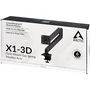 Arctic X1-3D Soporte de Mesa para Monitor hasta 43'' Negro Mate